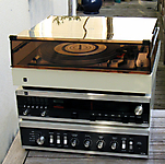 DUAL 1216 Blanche avec ampli et tuner